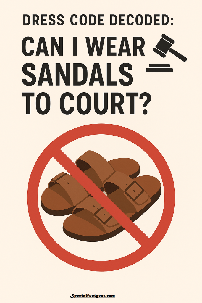 Debate: Sandals In Court