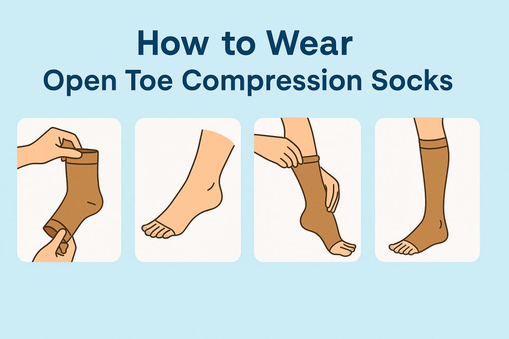 How to Wear Open Toe Compression Socks