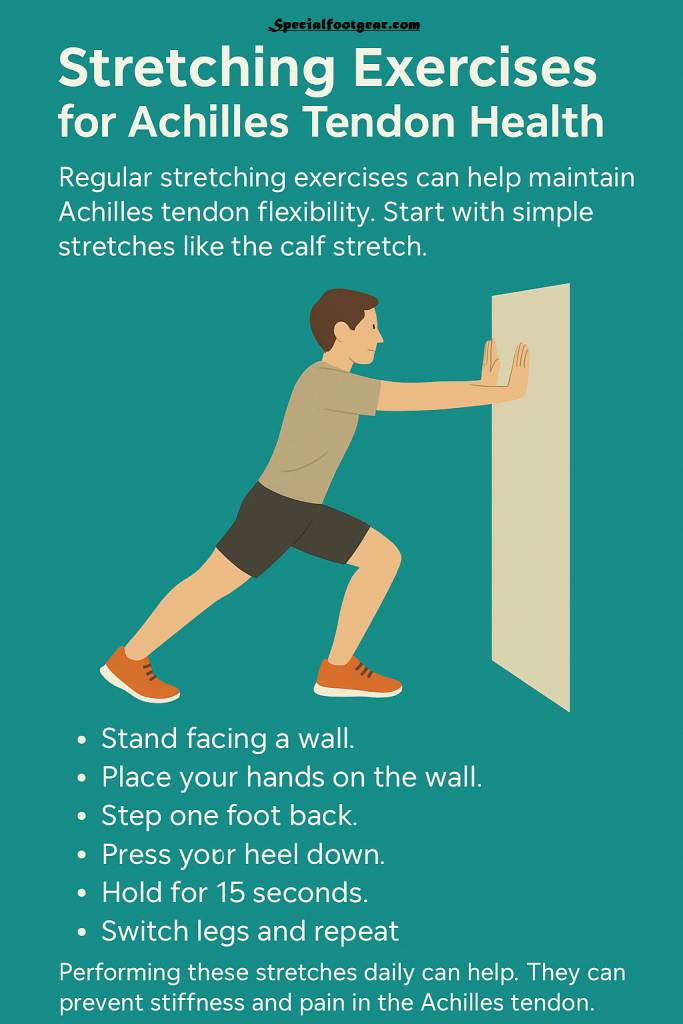 Stretching Exercise for Achilles Pain