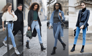 How to Wear Jeans With Combat Boots?