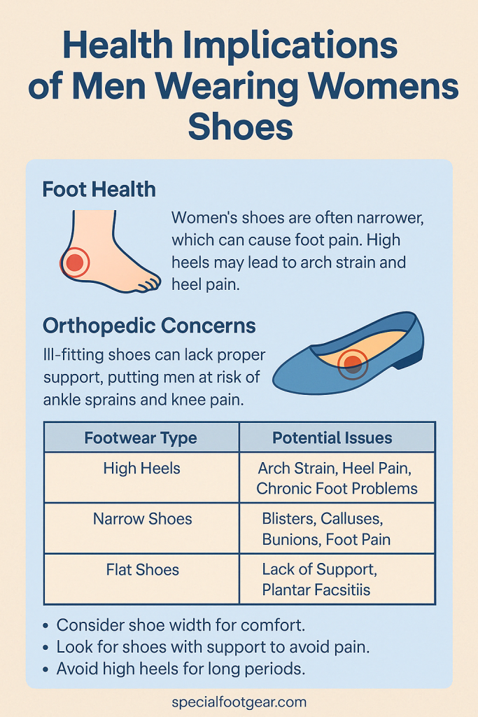 Health Implications about wearing women's shoes
