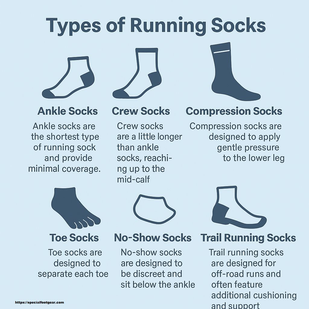 Types of running shoes 
