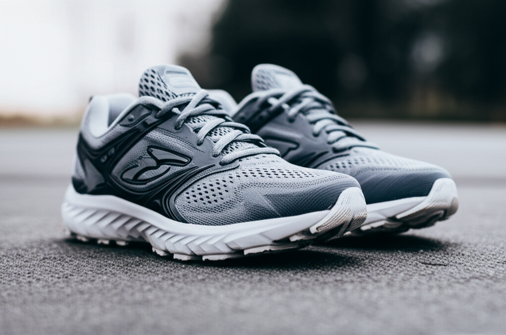Generate a high-quality, relevant image prompt for an article about: Are Walking Shoes Good for Runn