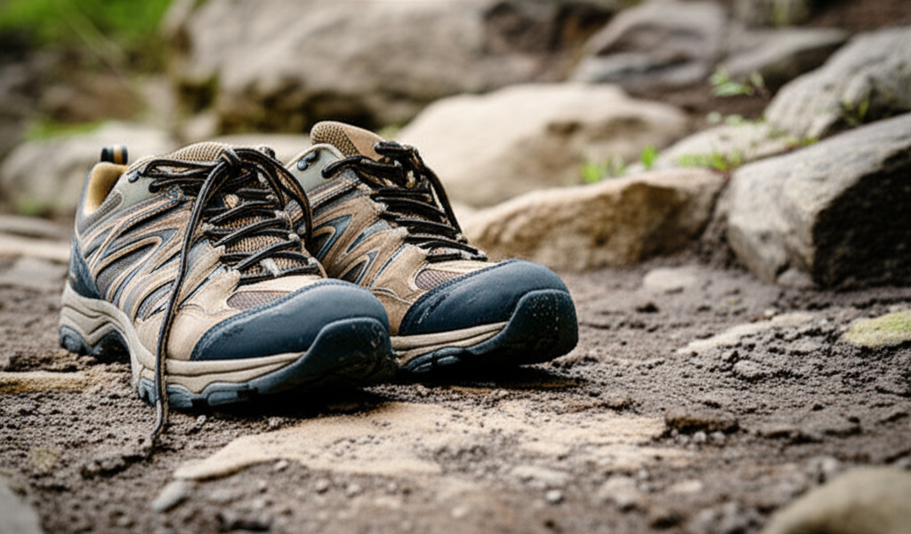 Generate a high-quality, relevant image prompt for an article about: Can Walking Shoes Be Used for H