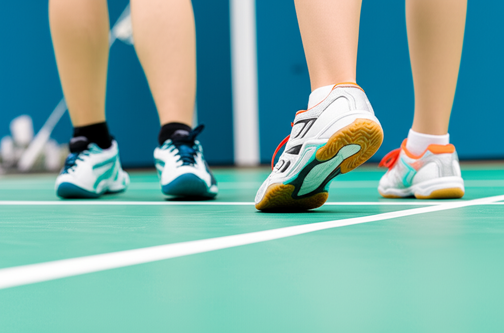 Generate a high-quality, relevant image prompt for an article about: Can Walking Shoes Be Used For B