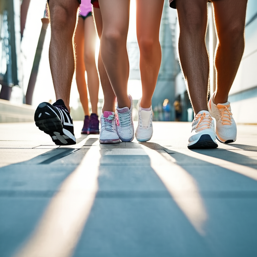 Generate a high-quality, relevant image prompt for an article about: Are Running Shoes Good for Ever