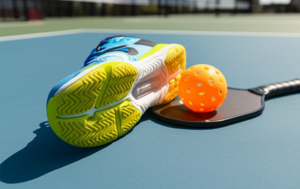 Generate a high-quality, relevant image prompt for an article about: Are Running Shoes Good for Pick