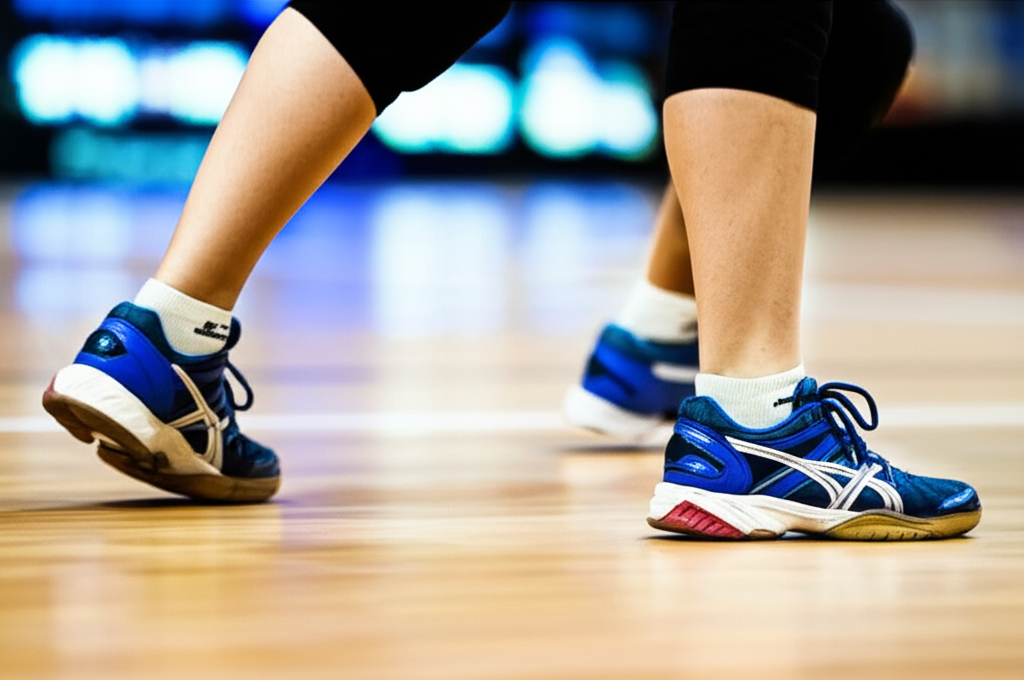 Generate a high-quality, relevant image prompt for an article about: Are Running Shoes Good for Voll