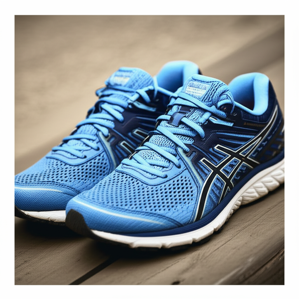 Generate a high-quality, relevant image prompt for an article about: Are Running Shoes Good For Walk