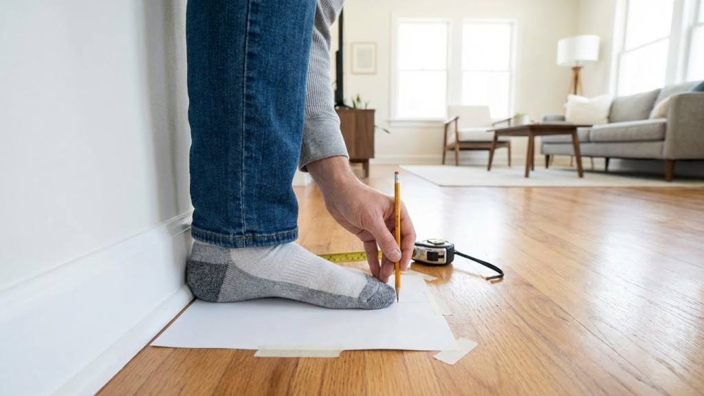 Step-by-Step Foot Measurement Process