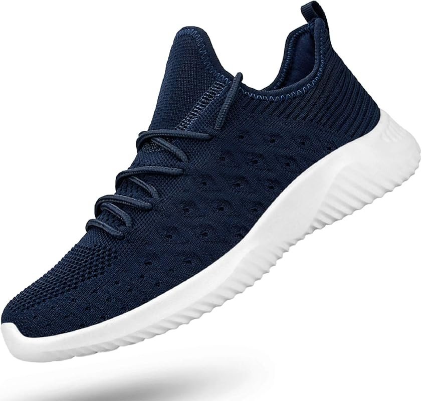 Feethit Men's Lightweight Slip-On Walking and Running Shoes with Breat