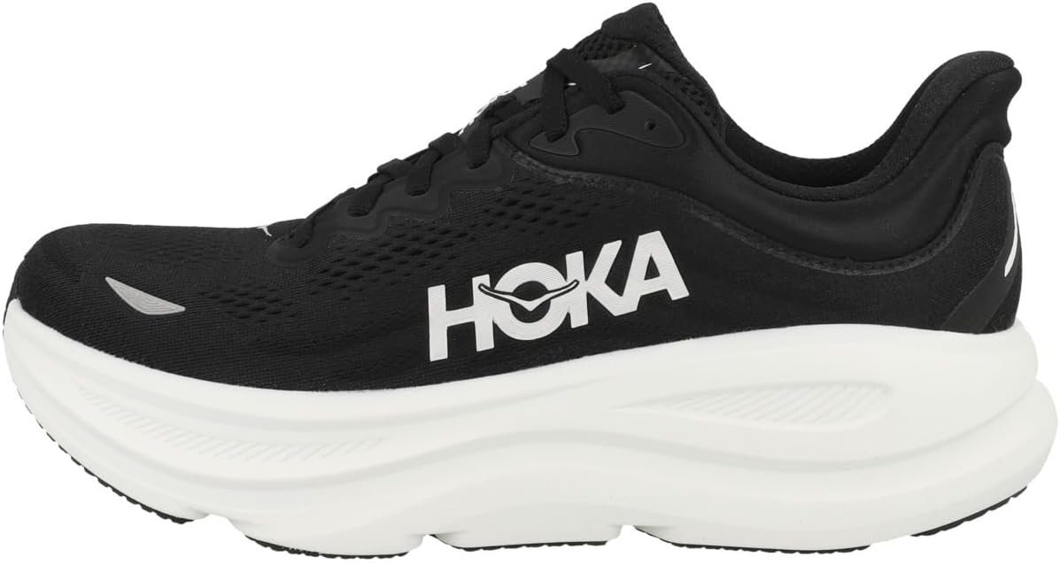Hoka Men’s Bondi 9 Plush Running Sneakers with Enhanced Stability and